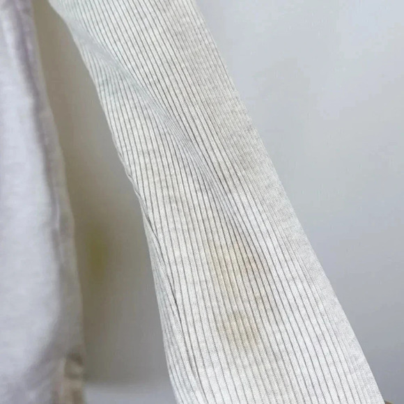 Aritzia Wilfred Open Drape Slit Hem Heathered Birch Cardigan - Picture 14 of 14